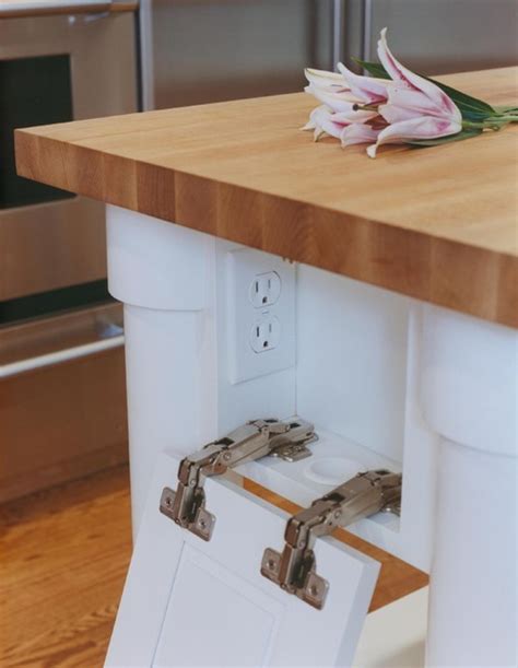 how to hide electrical box in kitchen|hidden kitchen outlet tips.